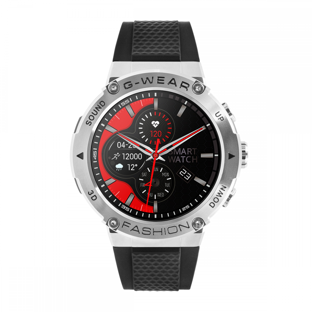 Watchmark - Smartwatch G-Wear stříbrný